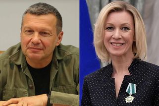 Marija Zacharovová a Vladimir Solovjov jako hlásné trouby moskevského režimu